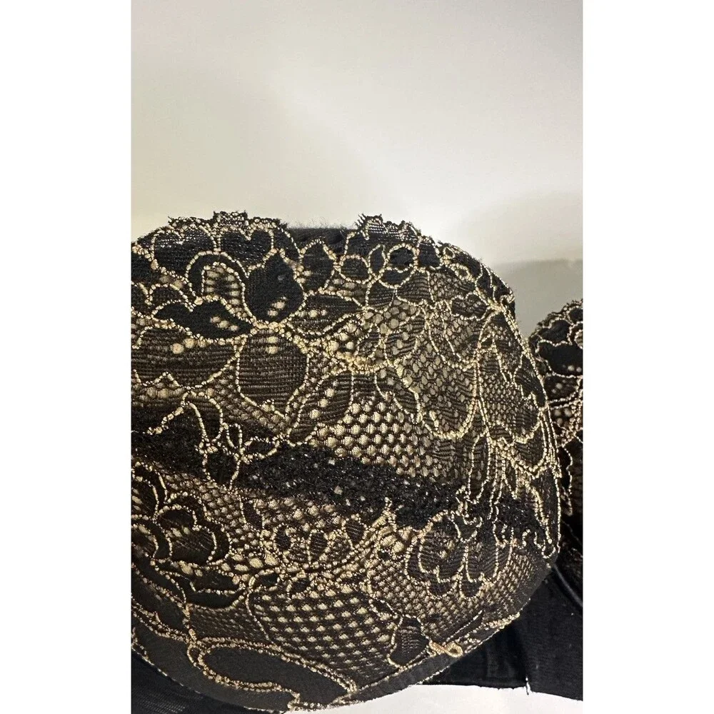 Cacique Bra 40C Plunge Lace over Sexy Lane Bryant - Picture 10 of 15